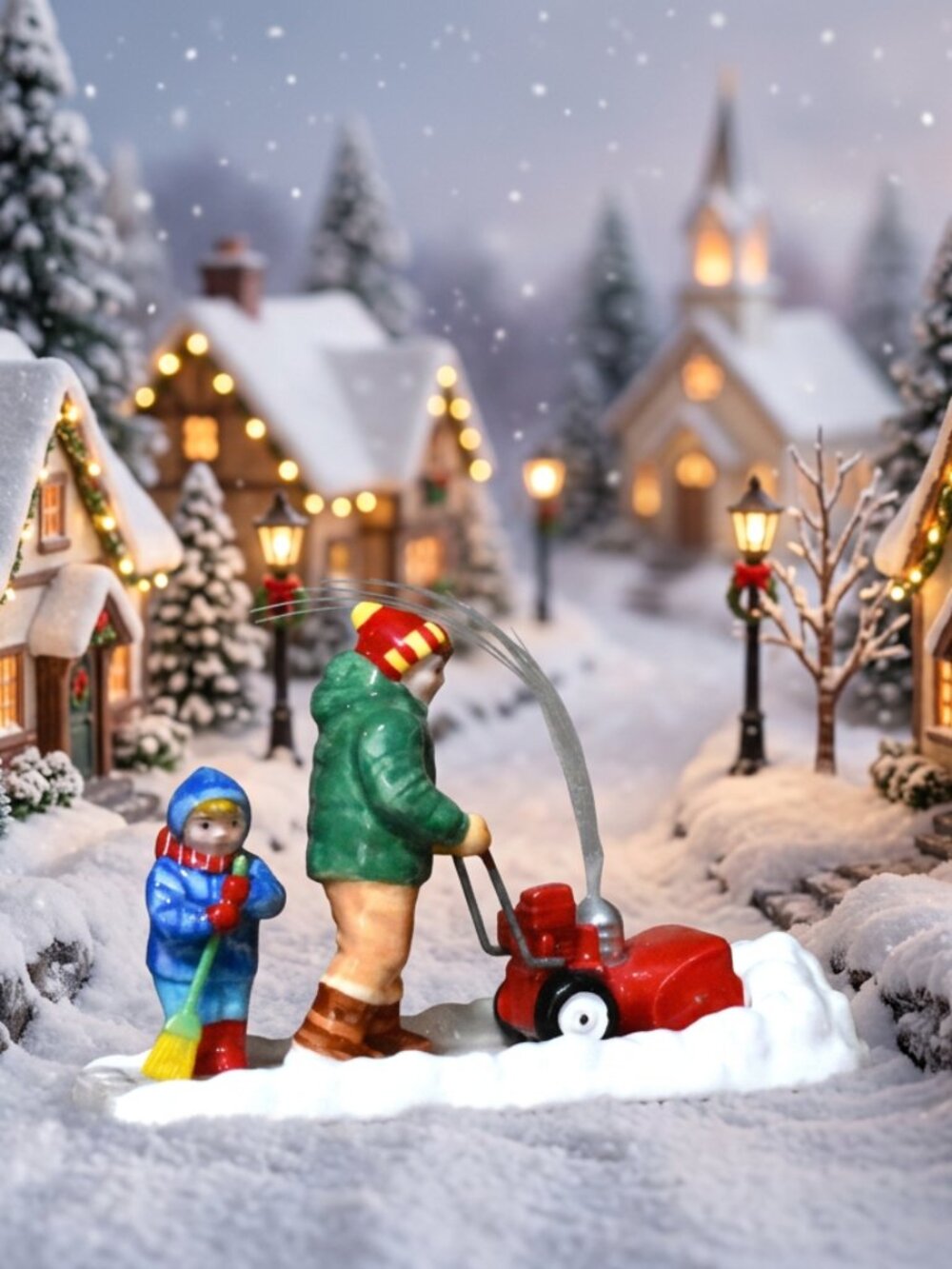 Department 56 Snow Village LET IT SNOW LET IT SNOW 54923 Vintage